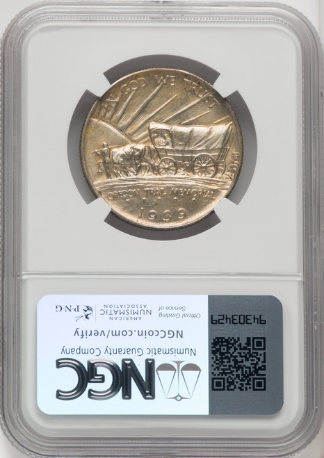 1939-S 50C Oregon Commemorative Silver NGC MS67