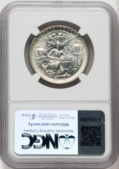 1938 50C Texas Commemorative Silver NGC MS67+