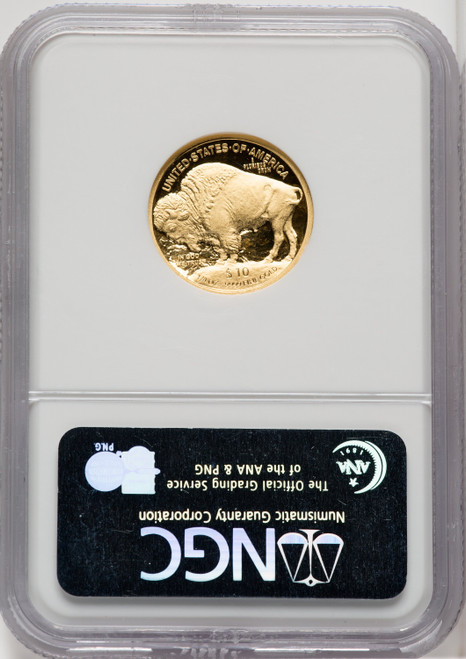 2008-W $10 Quarter-Ounce Gold Buffalo Early Releases NGC PF70