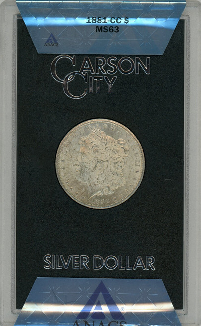 1881-CC $1 Morgan Dollar ANACS MS63