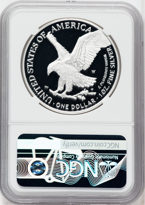 2021-W S$1 Silver Eagle Type Two PRDC Mike Castle NGC PF70