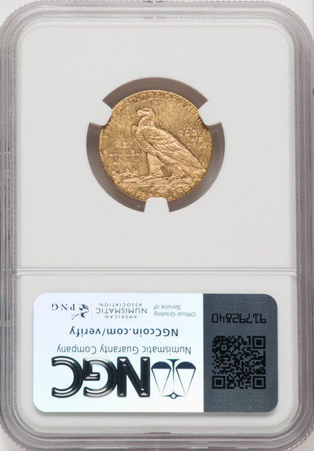 1916-S $5 Indian Half Eagle NGC MS63