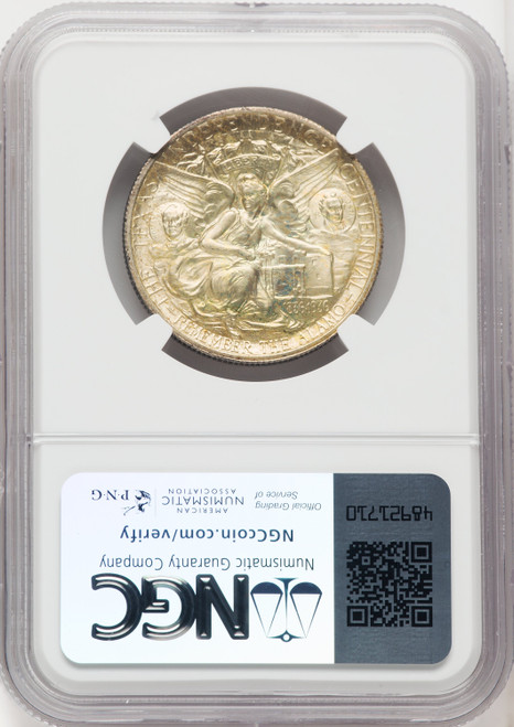 1936 50C Texas Commemorative Silver NGC MS67+