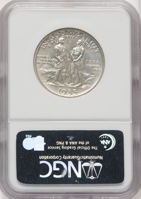 1935/34-D 50C Boone Commemorative Silver NGC MS64