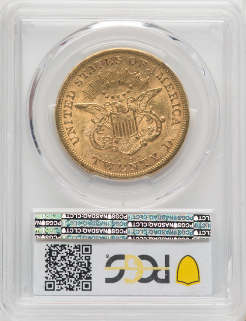 1864-S $20 Liberty Double Eagle PCGS AU58