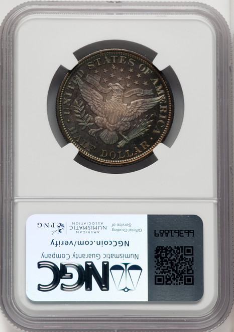 1895 50C Proof Barber Half Dollar NGC PR66