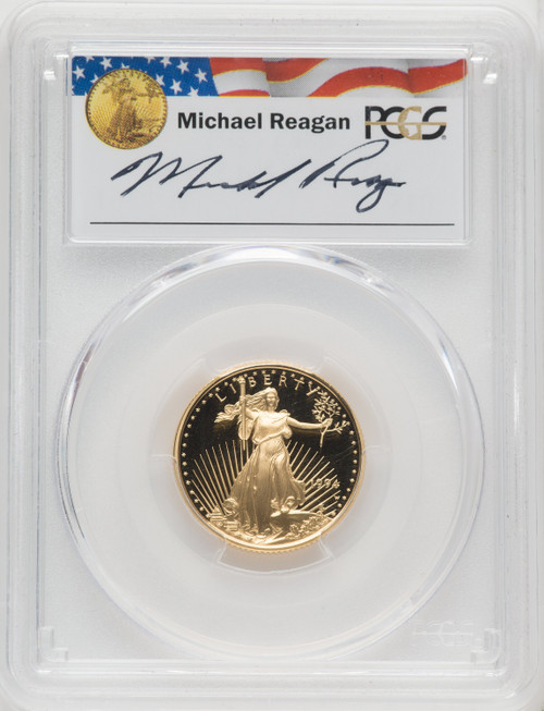 1994-W $10 Quarter-Ounce Gold Eagle Michael Reagan PCGS PR70 1994-W $10 Quarter-Ounce Gold Eagle Michael Reagan PCGS PR70