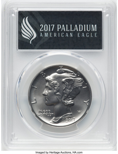 2017 $25 Palladium First Strike 1 of 500 PCGS MS70