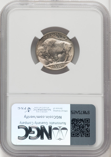 1925 5C Buffalo Nickel NGC MS66+