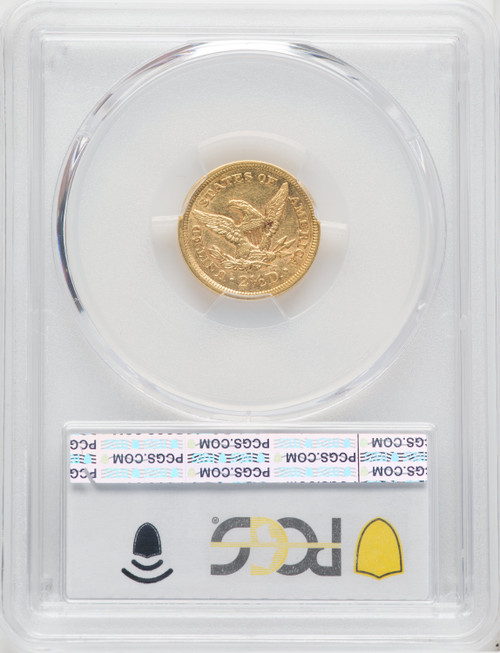 1857 $2.50 Liberty Quarter Eagle PCGS AU53