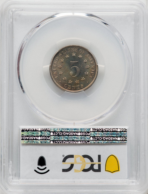 1883 5C SHIELD CAC Proof Shield Nickel PCGS PR67