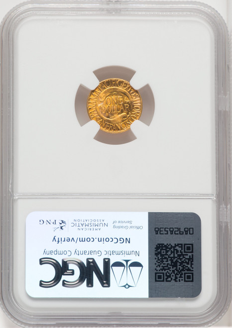 1915-S G$1 PAN-PAC Gold Dollar Commemorative Gold NGC MS66