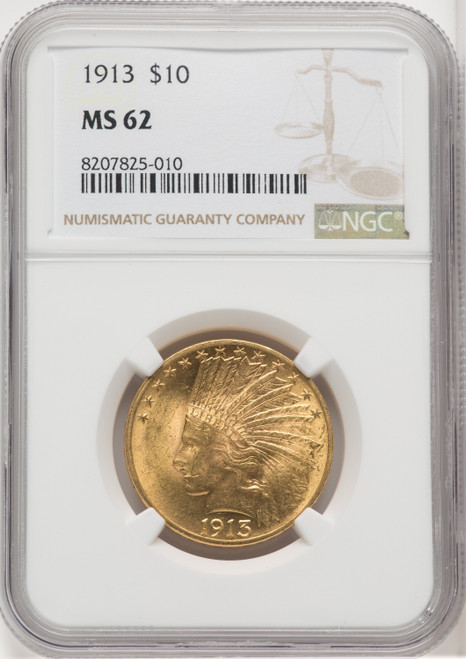 1913 $10 Indian Eagle NGC MS62