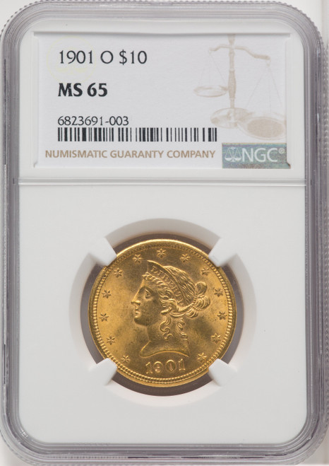 1901-O $10 Liberty Eagle NGC MS65