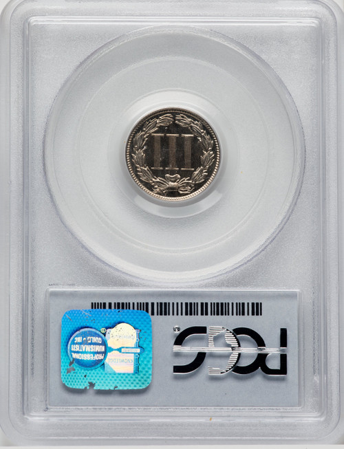 1881 3CN CAC Proof Three Cent Nickel PCGS PR67
