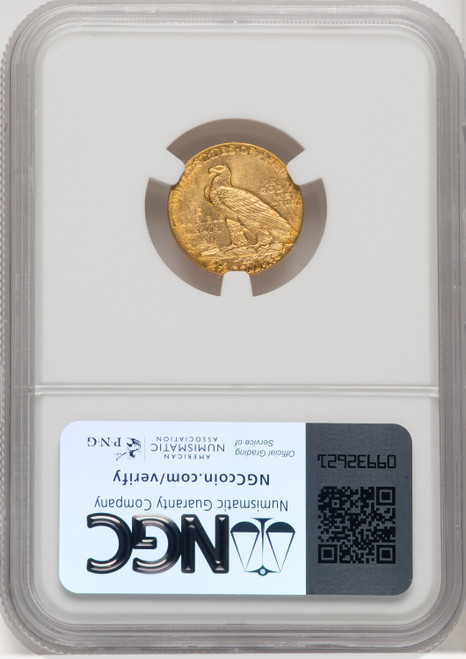 1915 $2.50 Indian Quarter Eagle NGC MS64