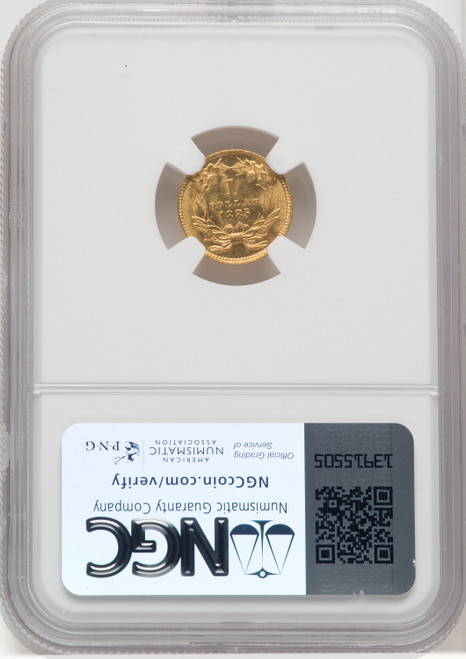 1885 G$1 Gold Dollar NGC MS67