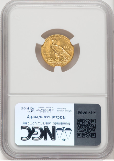 1908 $2.50 Indian Quarter Eagle NGC MS63