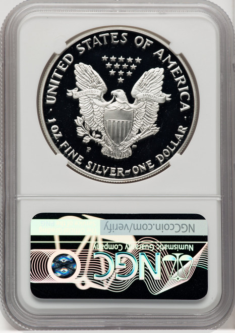 1993-P S$1 Silver Eagle Thomas Uram NGC PF70