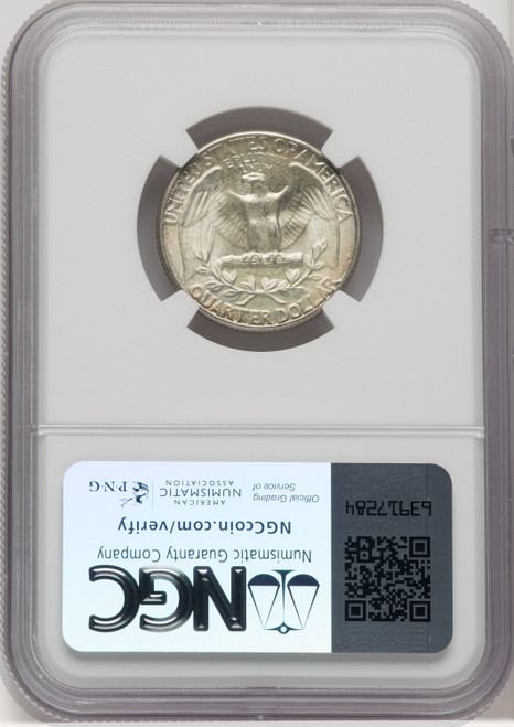 1940 25C Washington Quarter NGC MS68