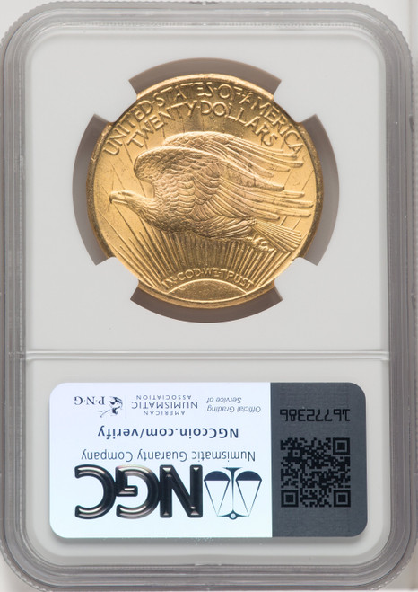 1926 $20 Saint-Gaudens Double Eagle NGC MS65