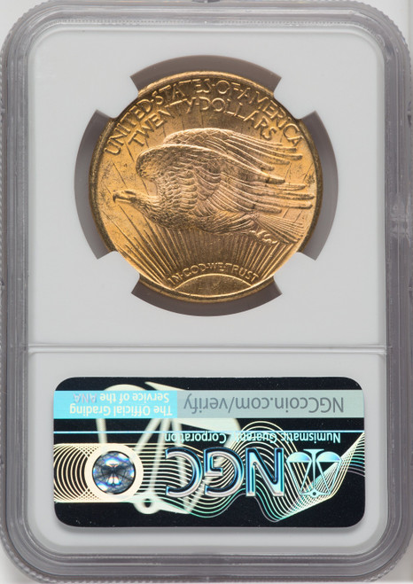 1925 $20 Saint-Gaudens Double Eagle NGC MS65