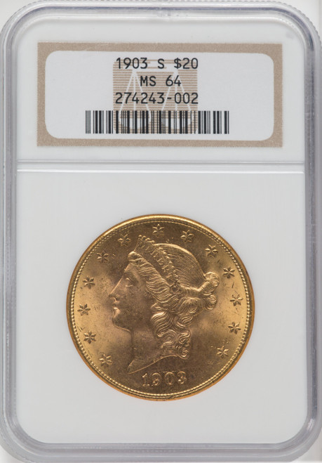 1903-S $20 Liberty Double Eagle NGC MS64