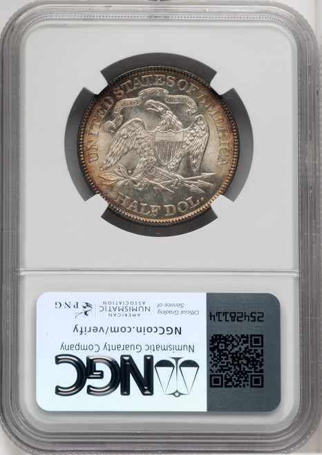 1888 50C Seated Half Dollar NGC MS67