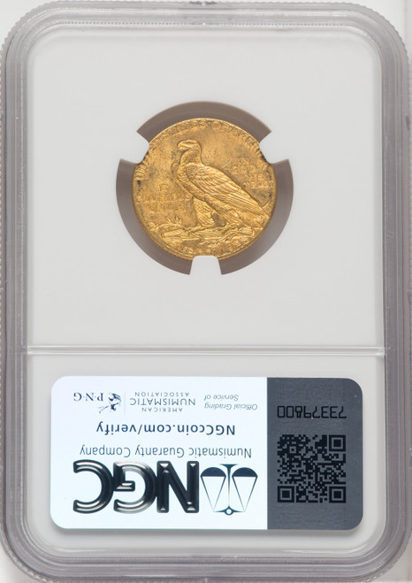 1910 $5 Indian Half Eagle NGC MS64