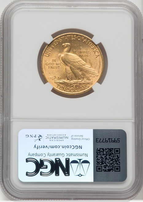 1910 $10 Indian Eagle NGC MS63