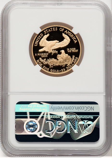 2007-W $25 Half-Ounce Gold Eagle Mike Castle NGC PF70