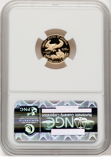 2014-W Gold American Eagle 4-Coin Set ER Blue Label NGC PF70
