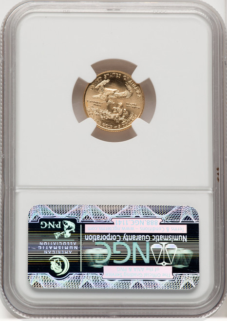 2013 $5 Tenth-Ounce Gold Eagle First Strike ER Blue NGC MS70