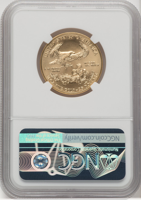 2020 $25 Half-Ounce Gold Eagle First Day of Issue FDI Reagan Legacy Series NGC MS70