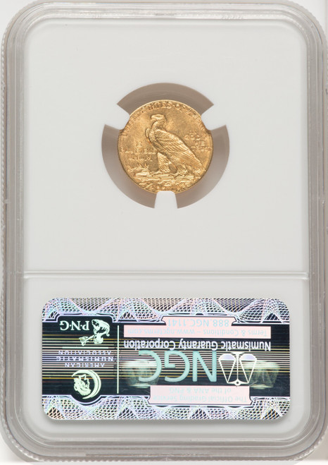 1909 $2.50 Indian Quarter Eagle NGC MS62