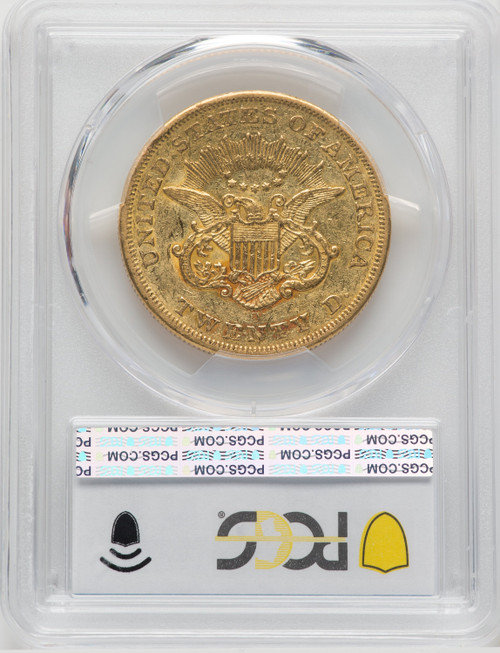 1857-O $20 Liberty Double Eagle PCGS AU50