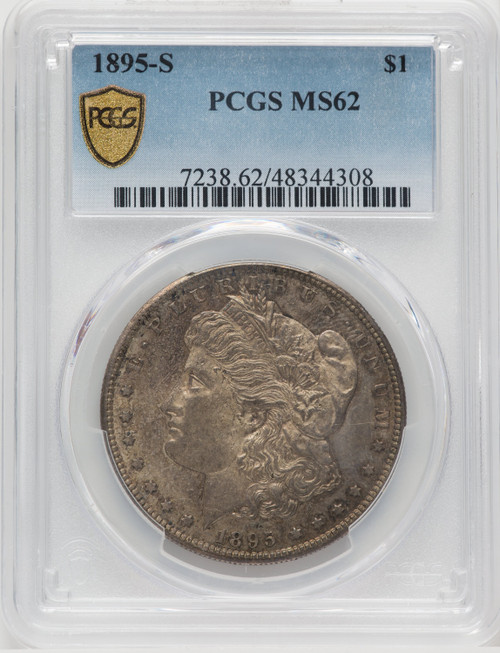 1895-S $1 Morgan Dollar PCGS MS62