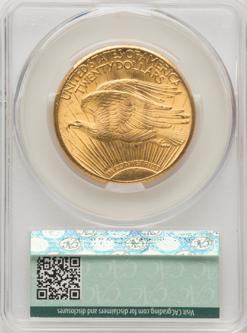 1926 $20 Saint-Gaudens Double Eagle CACG MS62