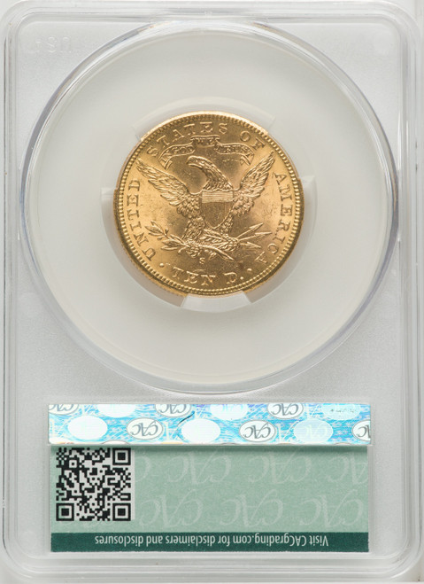 1901-S $10 Liberty Eagle CACG MS62