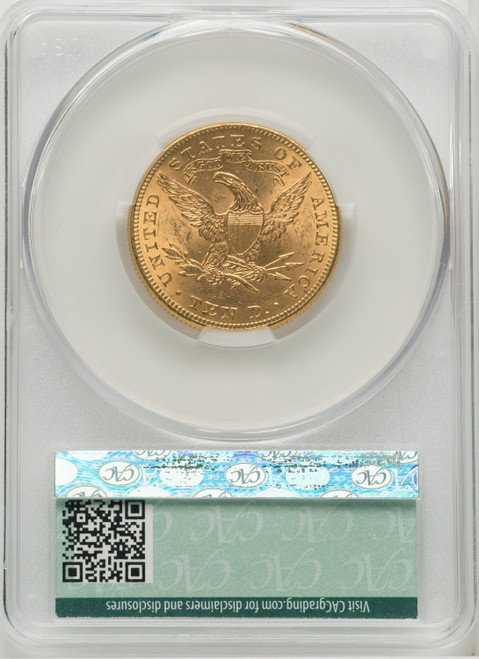 1897 $10 Liberty Eagle CACG MS62