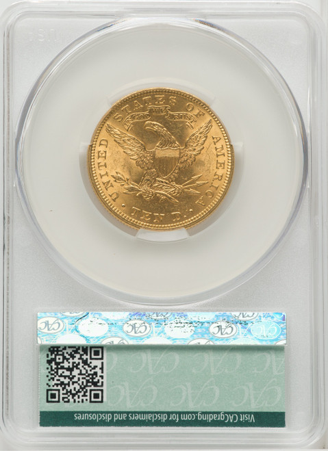 1907 $10 Liberty Liberty Eagle CACG MS62