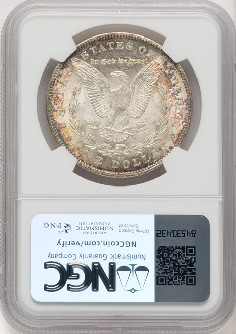 1880-CC $1 80/79 Reverse of 1878 VAM-4 Morgan Dollar NGC MS66