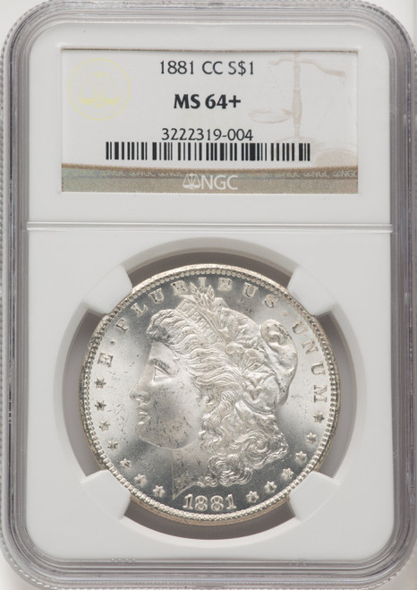 1881-CC $1 Morgan Dollar NGC MS64+