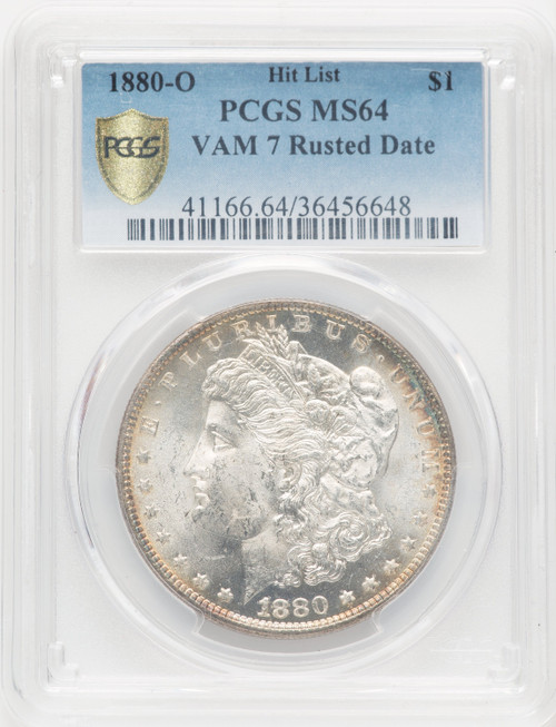 1880-O $1 VAM 7 Morgan Dollar PCGS MS64