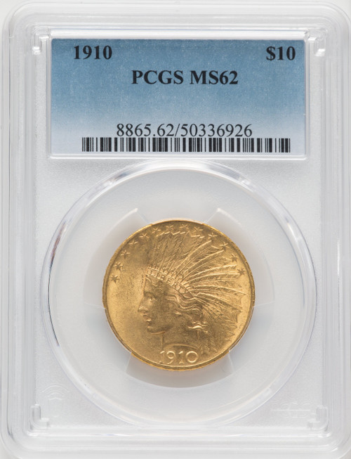 1910 $10 Indian Eagle PCGS MS62