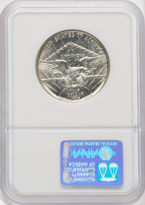 1939 50C Arkansas Commemorative Silver NGC MS65