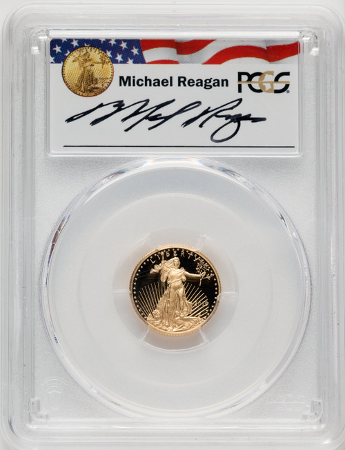2019-W $5 One-Tenth Ounce Gold Eagle FDI Reagan Legacy Series PCGS PR70