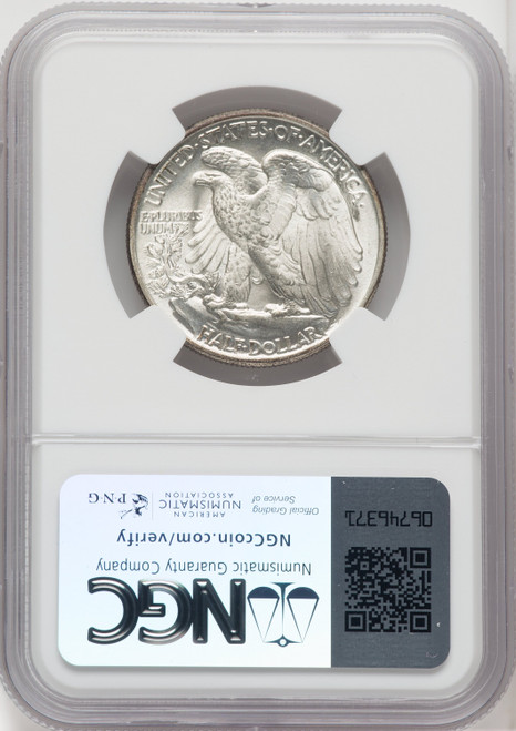 1945 50C Walking Liberty Half Dollar NGC MS67 (518973135)