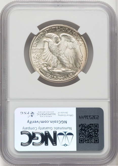 1947-D 50C Walking Liberty Half Dollar NGC MS67 (518973148)