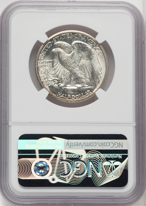 1942-D 50C Walking Liberty Half Dollar NGC MS67 (766996001)